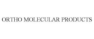 ORTHO MOLECULAR PRODUCTS