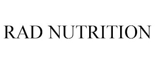 RAD NUTRITION