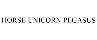 HORSE UNICORN PEGASUS