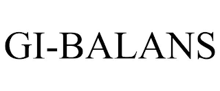 GI-BALANS