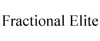 FRACTIONAL ELITE