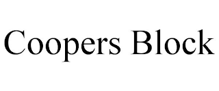 COOPERS BLOCK
