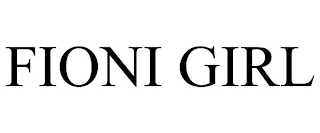 FIONI GIRL