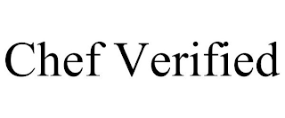 CHEF VERIFIED