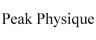PEAK PHYSIQUE