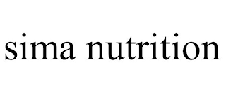 SIMA NUTRITION