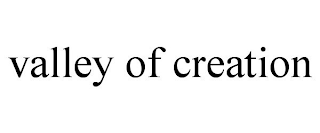 VALLEY OF CREATION
