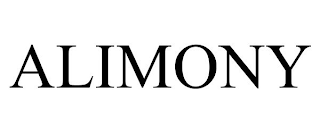 ALIMONY