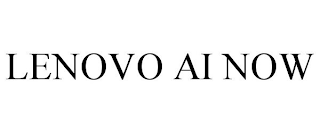 LENOVO AI NOW