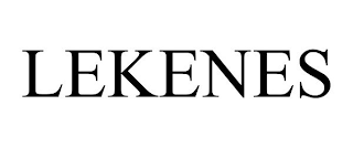 LEKENES