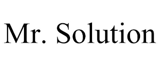 MR. SOLUTION