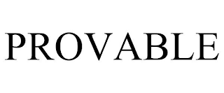 PROVABLE