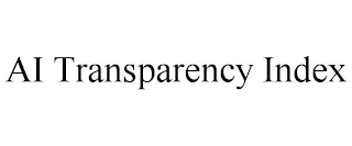 AI TRANSPARENCY INDEX