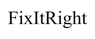 FIXITRIGHT