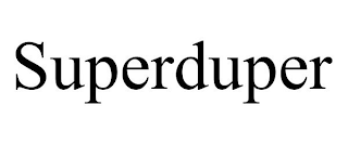 SUPERDUPER