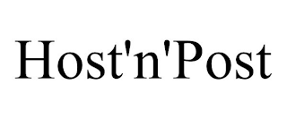 HOST'N'POST