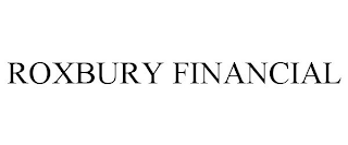 ROXBURY FINANCIAL