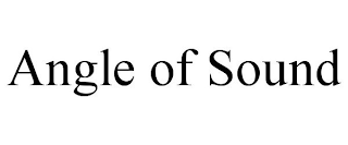 ANGLE OF SOUND