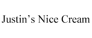 JUSTIN'S NICE CREAM