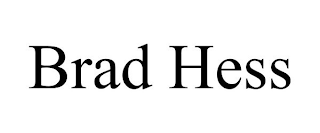 BRAD HESS