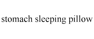 STOMACH SLEEPING PILLOW