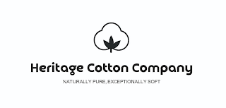 HERITAGE COTTON COMPANY NATURALLY PURE, EXCEPTIONALLY SOFT