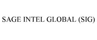 SAGE INTEL GLOBAL (SIG)