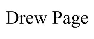 DREW PAGE