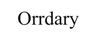 ORRDARY