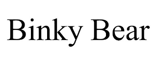 BINKY BEAR