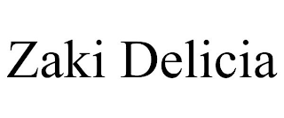 ZAKI DELICIA