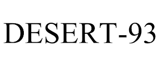 DESERT-93