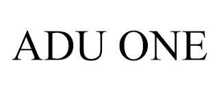ADU ONE