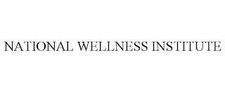 NATIONAL WELLNESS INSTITUTE