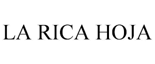 LA RICA HOJA