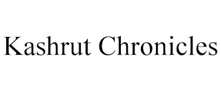 KASHRUT CHRONICLES