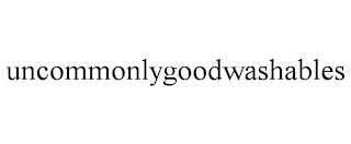 UNCOMMONLYGOODWASHABLES