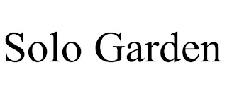 SOLO GARDEN