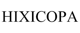 HIXICOPA