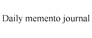 DAILY MEMENTO JOURNAL