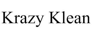 KRAZY KLEAN