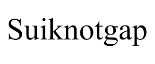 SUIKNOTGAP