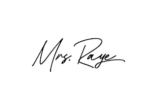 MRS. RAYE