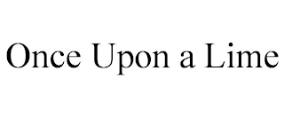 ONCE UPON A LIME