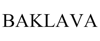 BAKLAVA