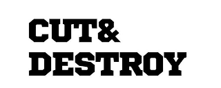 CUT & DESTROY