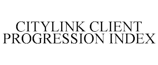 CITYLINK CLIENT PROGRESSION INDEX