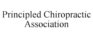 PRINCIPLED CHIROPRACTIC ASSOCIATION