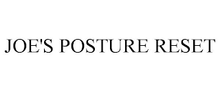 JOE'S POSTURE RESET