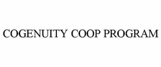 COGENUITY COOP PROGRAM